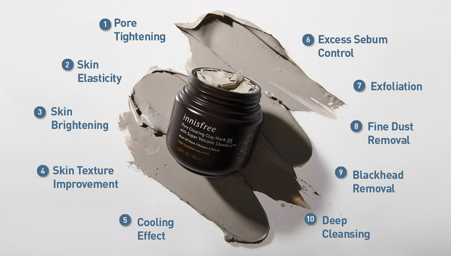 Innisfree Super Volcanic Pore Clay Mask 100ml